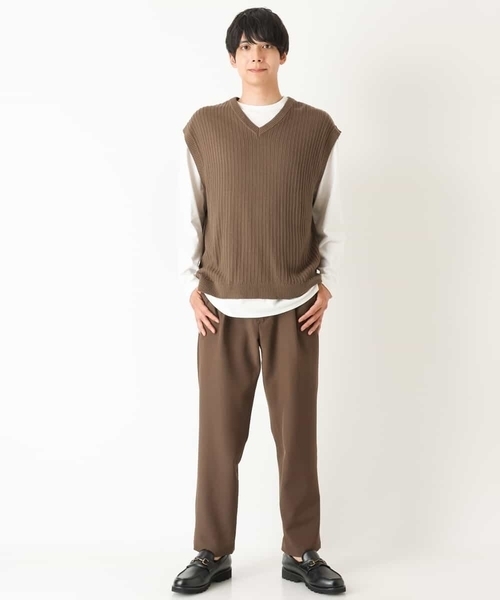 a.v.v(アーヴェヴェ)の「【S-XXL】アーバンタックパンツ(その他パンツ・メンズ・ベージュ/ダークブラウン/ブラック・44/46/48/50/52)」の8枚目の写真