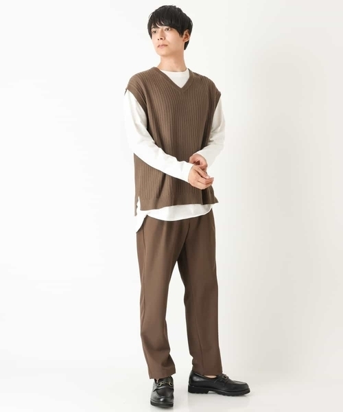 a.v.v(アーヴェヴェ)の「【S-XXL】アーバンタックパンツ(その他パンツ・メンズ・ベージュ/ダークブラウン/ブラック・44/46/48/50/52)」の9枚目の写真