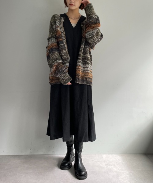 Gramicci（グラミチ）の「【GRAMICCI/グラミチ】WOOL TENT DRESS（ワンピース・レディース・ブラック/グレー/チャコールグレー・SMALL/MEDIUM）」の18枚目の写真