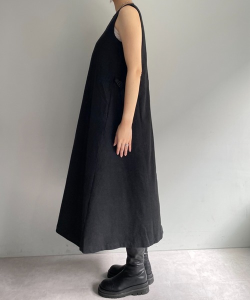 Gramicci（グラミチ）の「【GRAMICCI/グラミチ】WOOL TENT DRESS（ワンピース・レディース・ブラック/グレー/チャコールグレー・SMALL/MEDIUM）」の22枚目の写真