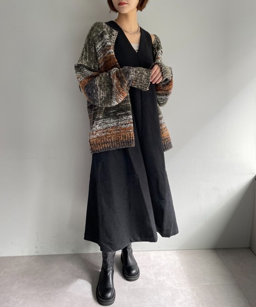 Gramicci（グラミチ）の「【GRAMICCI/グラミチ】WOOL TENT DRESS（ワンピース・レディース・ブラック/グレー/チャコールグレー・SMALL/MEDIUM）」の16枚目の写真