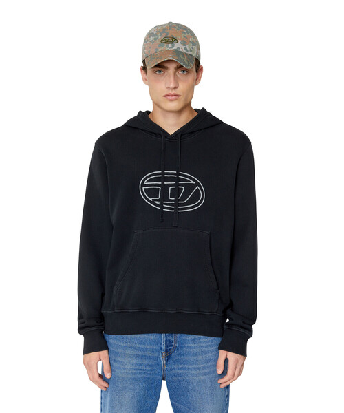 DIESEL（ディーゼル）の「メンズ ロゴ パーカー（パーカー・メンズ・ライトブルー/ブラック/グレー・LARGE/MEDIUM/SMALL/X-LARGE/X-SMALL/XX-LARGE/XXX-LARGE）」の19枚目の写真