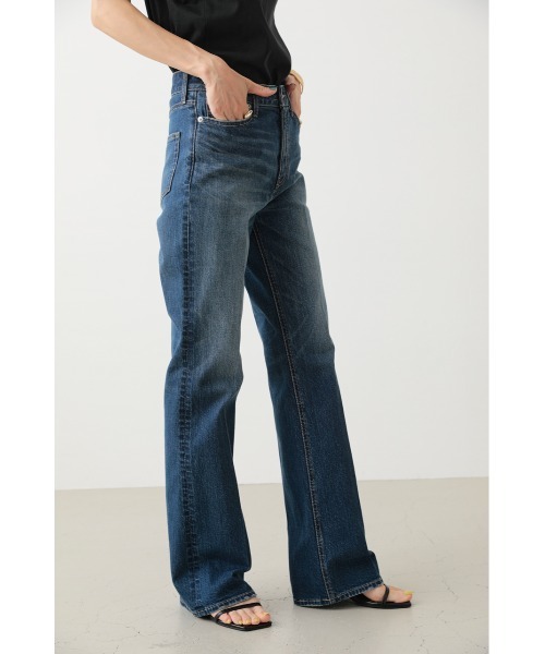 【crie conforto】クリーコンフォルト　フレア　デニムパンツ　ワイド crie conforto｜クリーコンフォルトのパンツ（ワイド・ルーズ