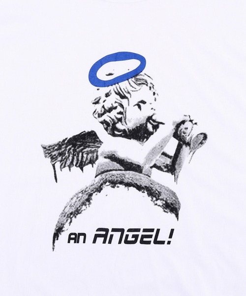 Figments（フィグメンツ）の「ANANGELロンT（Tシャツ/カットソー・レディース・ホワイト/ブラック・FREE）」の4枚目の写真