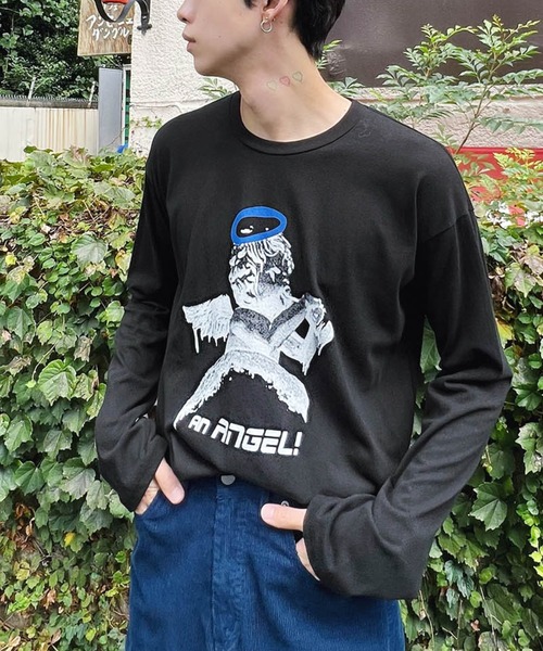 Figments（フィグメンツ）の「ANANGELロンT（Tシャツ/カットソー・レディース・ホワイト/ブラック・FREE）」の12枚目の写真