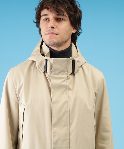 KM4K ベージュ フード付き ジャケット　サイズS KM4K ベージュ フード付き ジャケット サイズS KM4K ベージュ フード