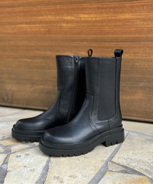 Chez toi | トラックソールミドル丈ブーツ(ブーツ)