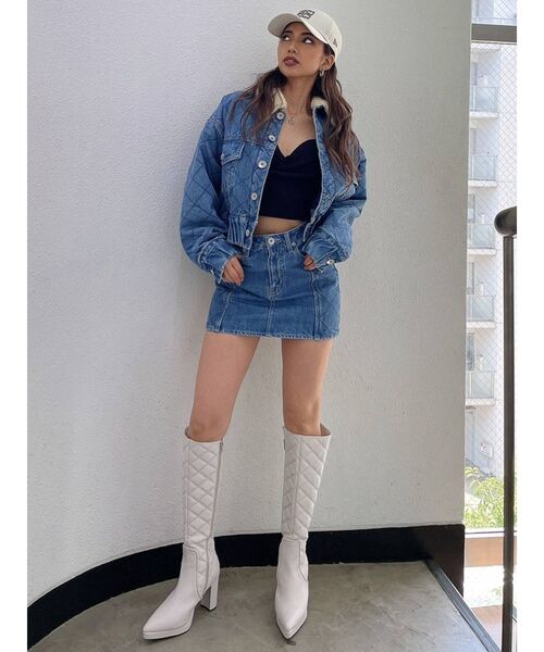 あーこ☆ GYDA Gジャン、スカート セットアップ デニム セットアップ gジャン スカート – FourNine(フォーナイン