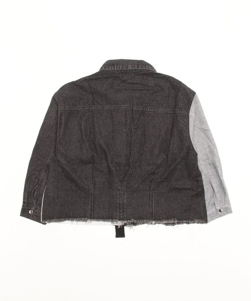 Figments（フィグメンツ）の「再構築デニムジャケット（デニムジャケット・レディース・ブラック・FREE）」の12枚目の写真