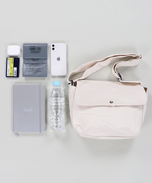 SPINNS（スピンズ）の「【シンプルデザイン】フラップバック（ショルダーバッグ・メンズ・ブラック/オフホワイト・ONESIZE）」の15枚目の写真