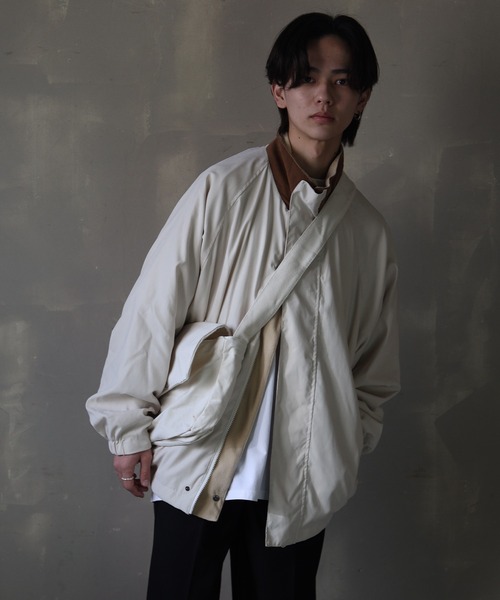 SPINNS（スピンズ）の「【シンプルデザイン】フラップバック（ショルダーバッグ・メンズ・ブラック/オフホワイト・ONESIZE）」の21枚目の写真