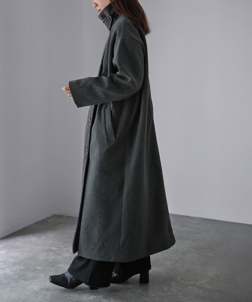 バーバリー　ステンカラーロングコート★美品 美品✨】バーバリーロンドン ステンカラーコート ロング カシミヤ100