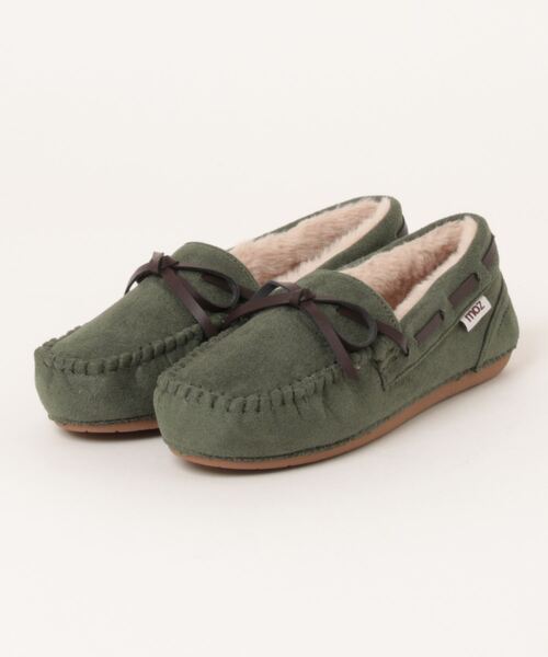 moz（モズ）の「《moz》16225（モカシン/デッキシューズ・レディース・グレー/ブラック/ブラウン系その他/グリーン・22.5cm/23.0cm/24.0cm/23.5cm/24.5cm）」の4枚目の写真