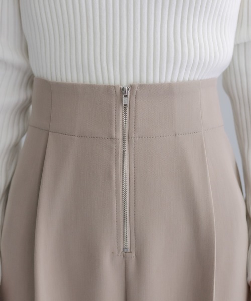 mystic（ミスティック）の「【サイズ展開あり】ZIPワイドパンツ（その他パンツ・レディース・チャコールグレー/ブラック/ベージュ・1/2）」の6枚目の写真