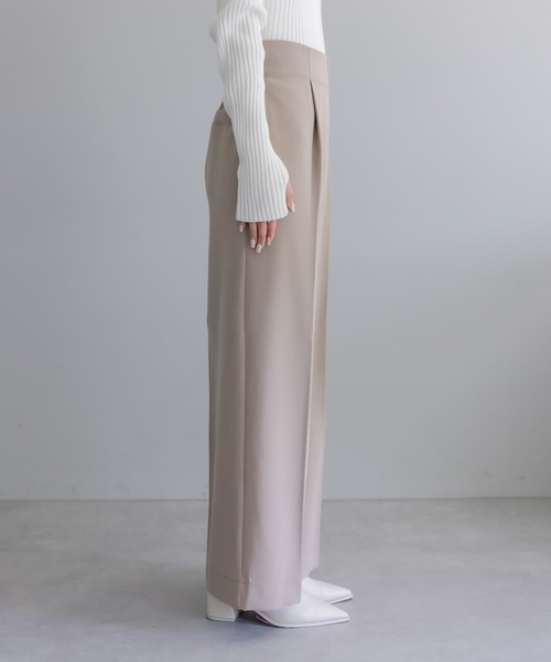 mystic（ミスティック）の「【サイズ展開あり】ZIPワイドパンツ（その他パンツ・レディース・チャコールグレー/ブラック/ベージュ・1/2）」の15枚目の写真