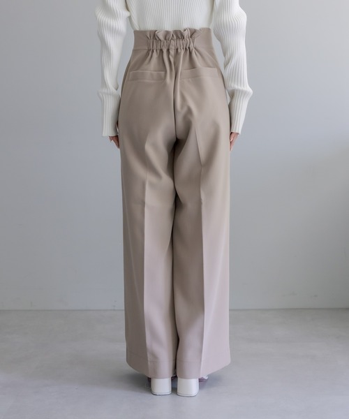 mystic（ミスティック）の「【サイズ展開あり】ZIPワイドパンツ（その他パンツ・レディース・チャコールグレー/ブラック/ベージュ・1/2）」の9枚目の写真