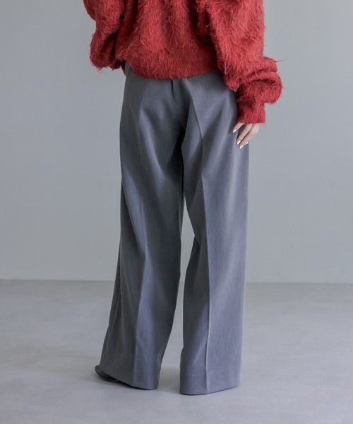 mystic（ミスティック）の「【サイズ展開あり】ZIPワイドパンツ（その他パンツ・レディース・チャコールグレー/ブラック/ベージュ・1/2）」の8枚目の写真