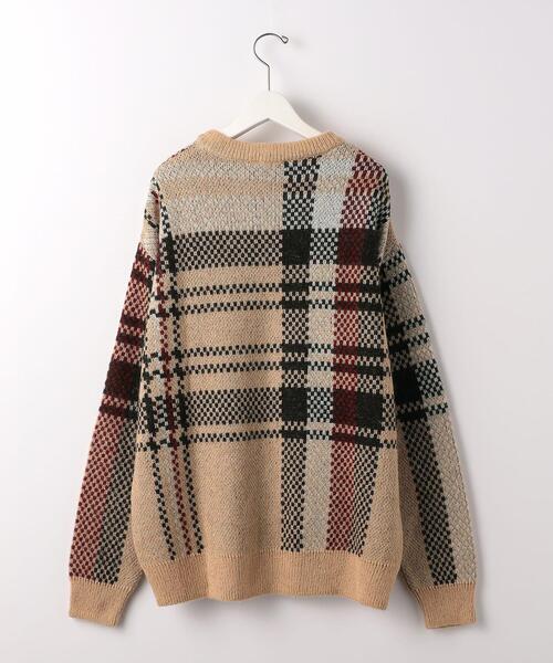ARIES(アリーズ)の「<ARIES> PRAID CREW NECK KNIT/ニット(ニット/セーター・メンズ・ベージュ・M/L)」の4枚目の写真