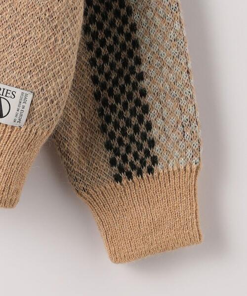 ARIES(アリーズ)の「<ARIES> PRAID CREW NECK KNIT/ニット(ニット/セーター・メンズ・ベージュ・M/L)」の5枚目の写真