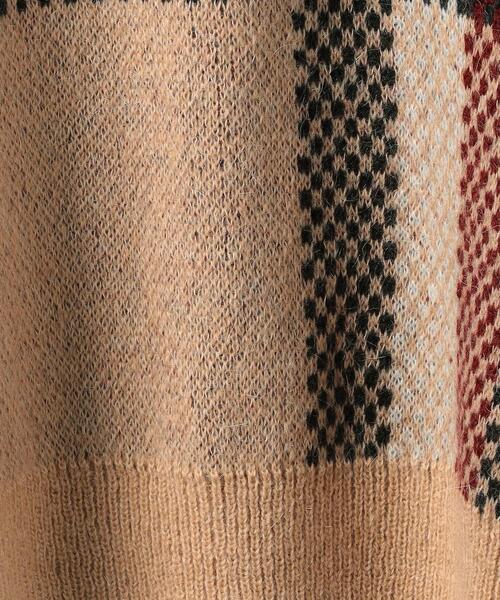 ARIES(アリーズ)の「<ARIES> PRAID CREW NECK KNIT/ニット(ニット/セーター・メンズ・ベージュ・M/L)」の7枚目の写真