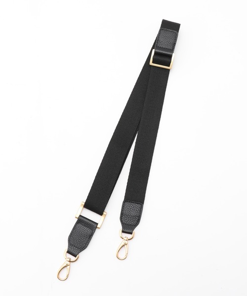 ROPE'（ロペ）の「【A4対応】2WAYリアルレザーナローベルトトートバッグ（トートバッグ・レディース・ベージュ系その他/ブラック・FREE）」の5枚目の写真