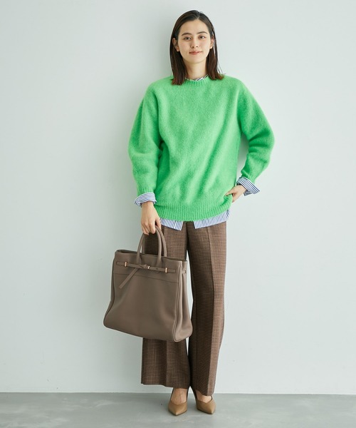 ROPE'（ロペ）の「【A4対応】2WAYリアルレザーナローベルトトートバッグ（トートバッグ・レディース・ベージュ系その他/ブラック・FREE）」の18枚目の写真