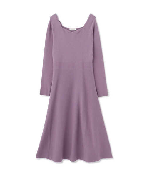 PROPORTION BODY DRESSING（プロポーションボディドレッシング）の「スカラカットニットワンピ / 1213140105（ワンピース・レディース・ダークグレー/グレー/パープル・SMALL/MEDIUM）」の20枚目の写真