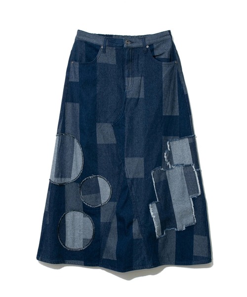 ミーグラーパッチワークスカート