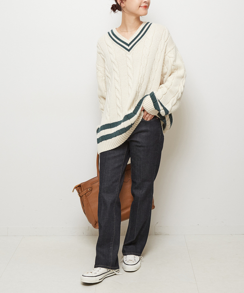 RED CARD TOKYO（レッドカード）の「【RED CARD/レッドカード】 Marmalade Midrise（デニムパンツ・レディース・コバルトブルー/ネイビー・23/24/25/26/22）」の6枚目の写真