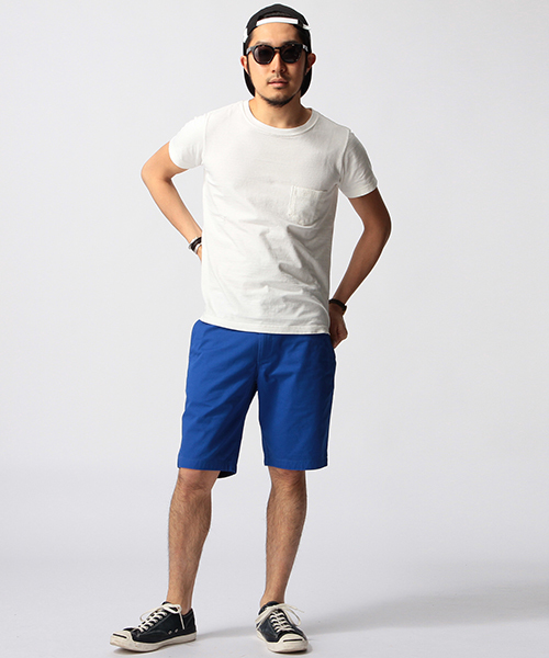 BEAMS(ビームス)の「BEAMS / ベーシック チノ ショーツ(その他パンツ・メンズ・インディゴブルー/ホワイト/ブラック/ベージュ/ブルー/ネイビー・X-LARGE/SMALL/MEDIUM/LARGE)」の20枚目の写真