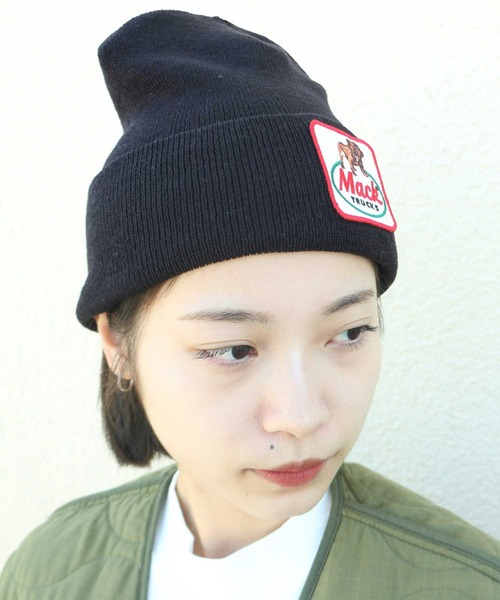 AMERICAN NEEDLE（アメリカンニードル）の「LAIDBACK / American Needle アメリカンニードル AN ORIGINAL KNIT CAP（ニットキャップ/ビーニー・レディース・ブラック系その他・FREE）」の3枚目の写真