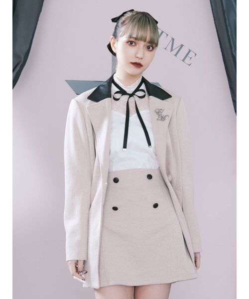 EATME（イートミー）の「E/Mロゴブローチ（ブローチ/コサージュ・レディース・ピンク/ブラック・FREE）」の6枚目の写真