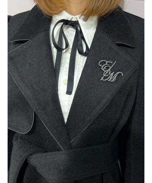 EATME（イートミー）の「E/Mロゴブローチ（ブローチ/コサージュ・レディース・ピンク/ブラック・FREE）」の11枚目の写真