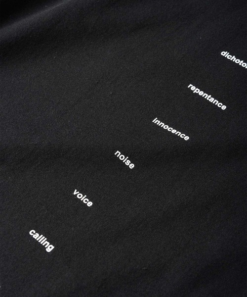 SHAREEF（シャリーフ）の「"N" S/S BIG-T（Tシャツ/カットソー・メンズ・ホワイト/ブラック/パープル・1/2/3）」の8枚目の写真