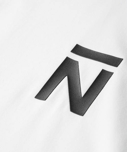 SHAREEF（シャリーフ）の「"N" S/S BIG-T（Tシャツ/カットソー・メンズ・ホワイト/ブラック/パープル・1/2/3）」の15枚目の写真