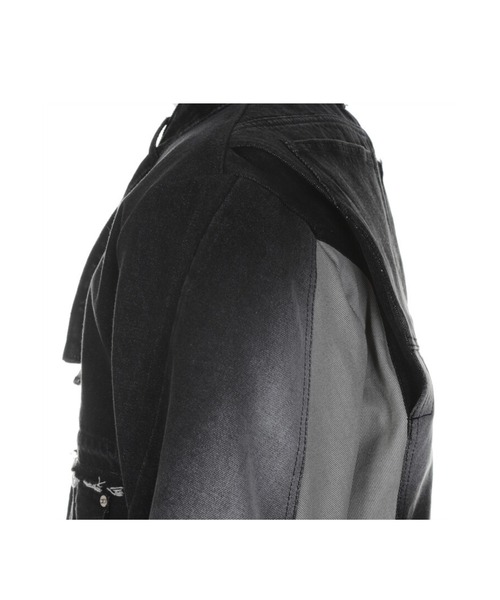 SURGERY(サージェリー)の「【SURGERY / サージェリー】surgery rebuild denim biker jacket / denim jacket デニムジャケット デニムセットアップ(デニムジャケット・メンズ・ブルー/ブラック・M)」の8枚目の写真