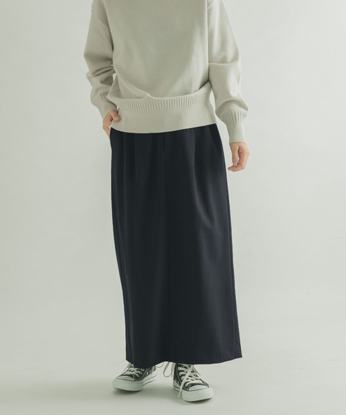 FORK&SPOON(フォークアンドスプーン)の「FORK&SPOON TRストレートスカート(スカート・レディース・グレー/ネイビー・1/2)」の17枚目の写真