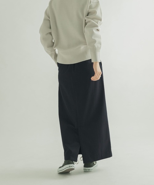 FORK&SPOON(フォークアンドスプーン)の「FORK&SPOON TRストレートスカート(スカート・レディース・グレー/ネイビー・1/2)」の14枚目の写真