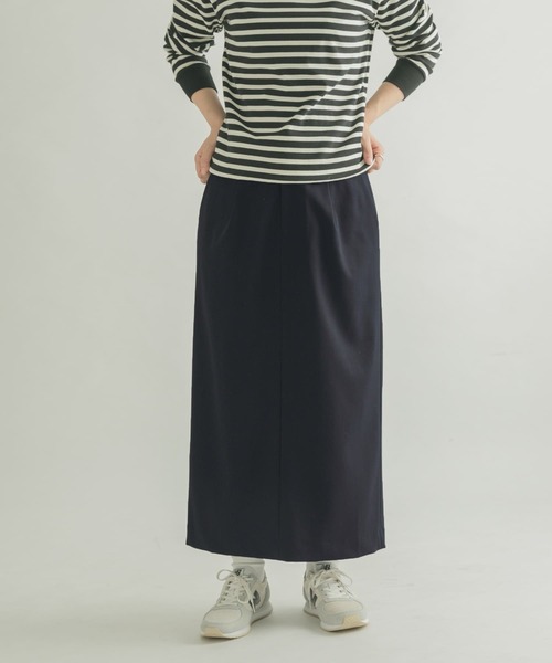 FORK&SPOON(フォークアンドスプーン)の「FORK&SPOON TRストレートスカート(スカート・レディース・グレー/ネイビー・1/2)」の12枚目の写真