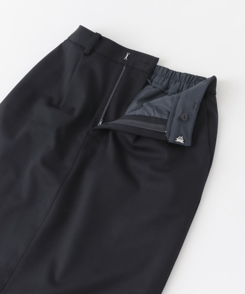 FORK&SPOON(フォークアンドスプーン)の「FORK&SPOON TRストレートスカート(スカート・レディース・グレー/ネイビー・1/2)」の6枚目の写真