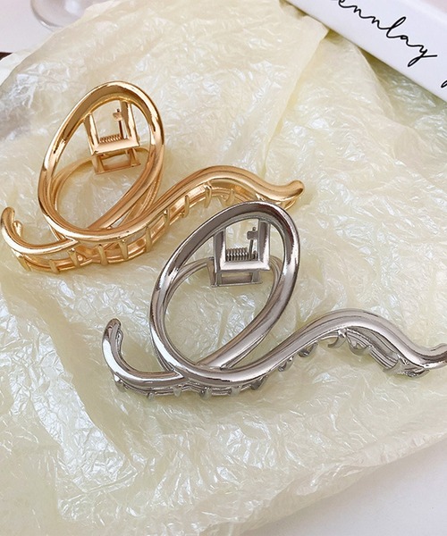 Jasmine Grandiflorum（ジャスミングランディフローラム）の「【Jasmine】アンニュイヘアクリップ（バレッタ/ヘアクリップ・レディース・シルバー/ゴールド・FREE）」の12枚目の写真