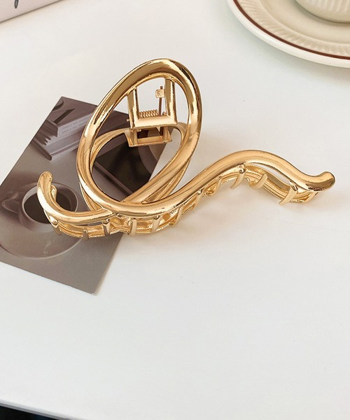 Jasmine Grandiflorum（ジャスミングランディフローラム）の「【Jasmine】アンニュイヘアクリップ（バレッタ/ヘアクリップ・レディース・シルバー/ゴールド・FREE）」の9枚目の写真