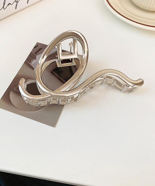 Jasmine Grandiflorum（ジャスミングランディフローラム）の「【Jasmine】アンニュイヘアクリップ（バレッタ/ヘアクリップ・レディース・シルバー/ゴールド・FREE）」の7枚目の写真