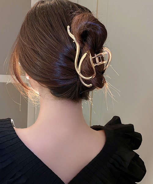 Jasmine Grandiflorum（ジャスミングランディフローラム）の「【Jasmine】アンニュイヘアクリップ（バレッタ/ヘアクリップ・レディース・シルバー/ゴールド・FREE）」の17枚目の写真