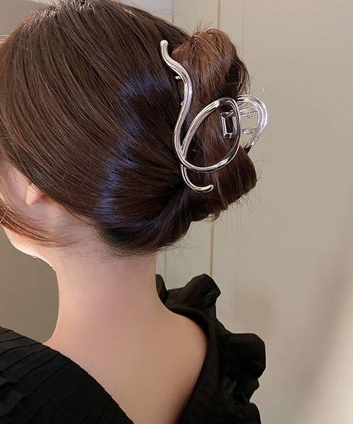 Jasmine Grandiflorum（ジャスミングランディフローラム）の「【Jasmine】アンニュイヘアクリップ（バレッタ/ヘアクリップ・レディース・シルバー/ゴールド・FREE）」の13枚目の写真