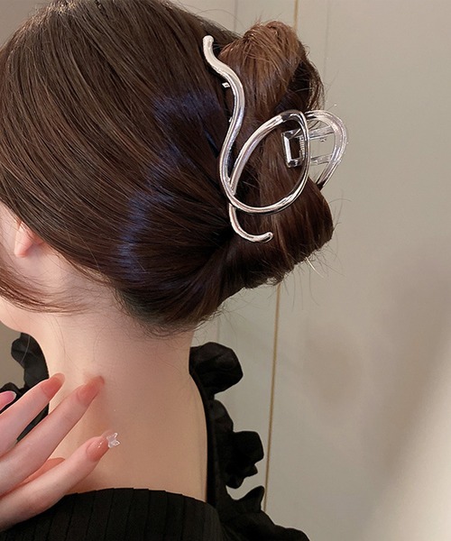 Jasmine Grandiflorum（ジャスミングランディフローラム）の「【Jasmine】アンニュイヘアクリップ（バレッタ/ヘアクリップ・レディース・シルバー/ゴールド・FREE）」の14枚目の写真