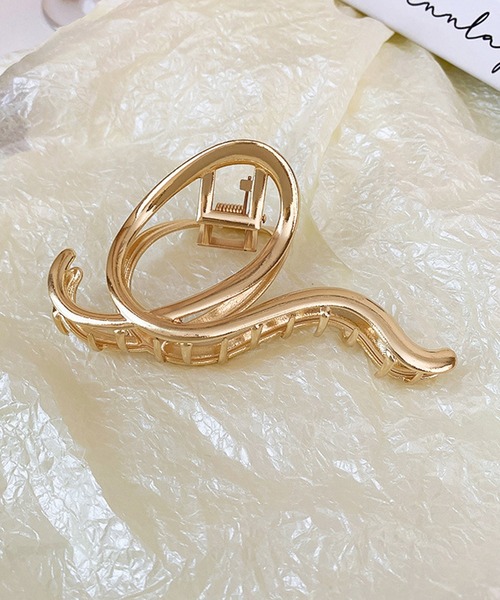 Jasmine Grandiflorum（ジャスミングランディフローラム）の「【Jasmine】アンニュイヘアクリップ（バレッタ/ヘアクリップ・レディース・シルバー/ゴールド・FREE）」の8枚目の写真