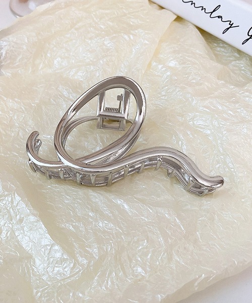 Jasmine Grandiflorum（ジャスミングランディフローラム）の「【Jasmine】アンニュイヘアクリップ（バレッタ/ヘアクリップ・レディース・シルバー/ゴールド・FREE）」の6枚目の写真