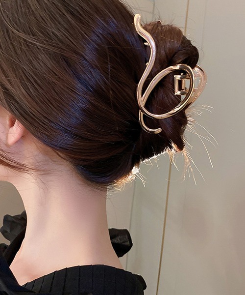 Jasmine Grandiflorum（ジャスミングランディフローラム）の「【Jasmine】アンニュイヘアクリップ（バレッタ/ヘアクリップ・レディース・シルバー/ゴールド・FREE）」の19枚目の写真