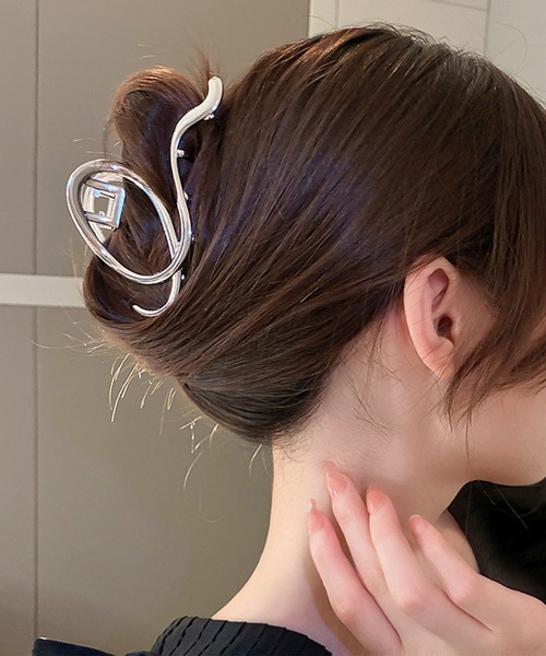 Jasmine Grandiflorum（ジャスミングランディフローラム）の「【Jasmine】アンニュイヘアクリップ（バレッタ/ヘアクリップ・レディース・シルバー/ゴールド・FREE）」の16枚目の写真